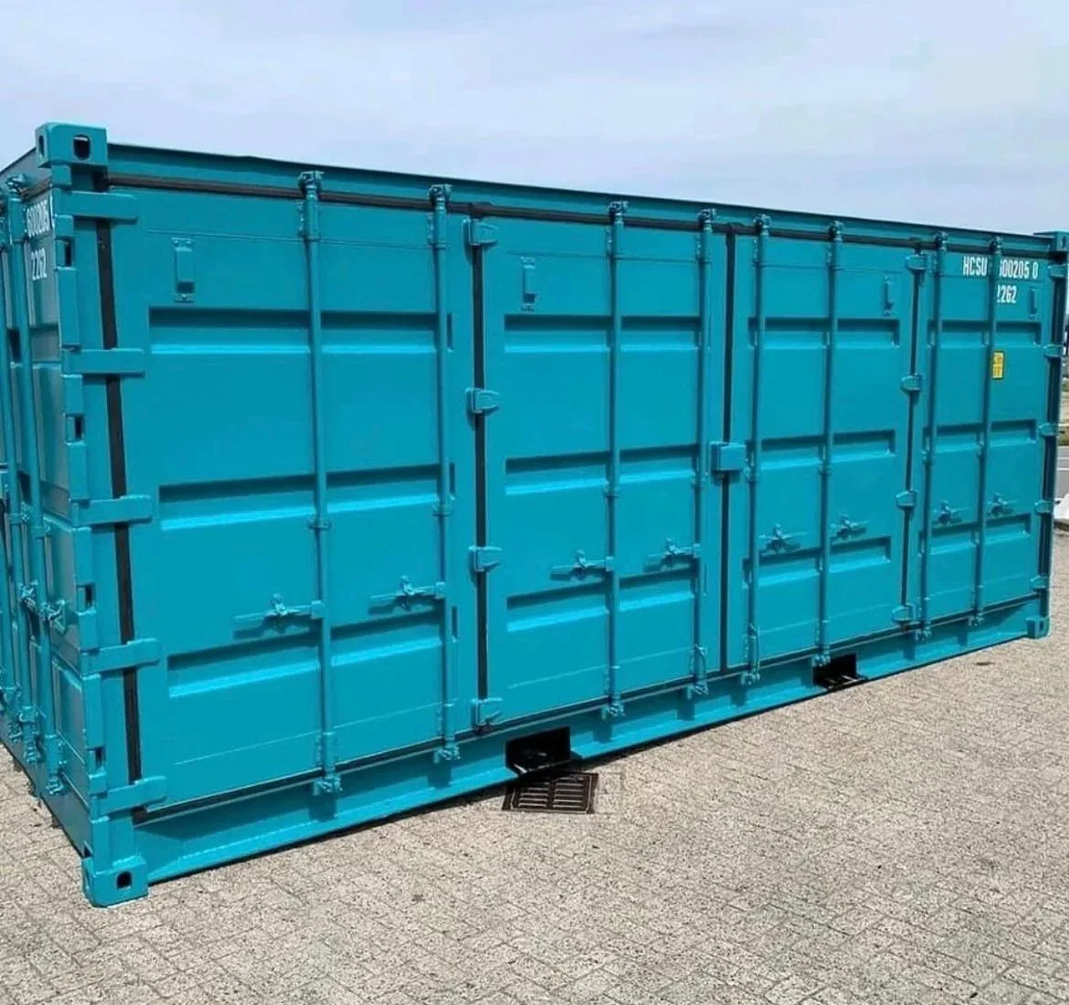 Neuer 20-Fuß-Container mit seitlicher Öffnung, Marineblau