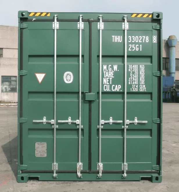 Neuer 20-Fuß-High-Cube-Container mit grünem Stahlboden – Bild 4