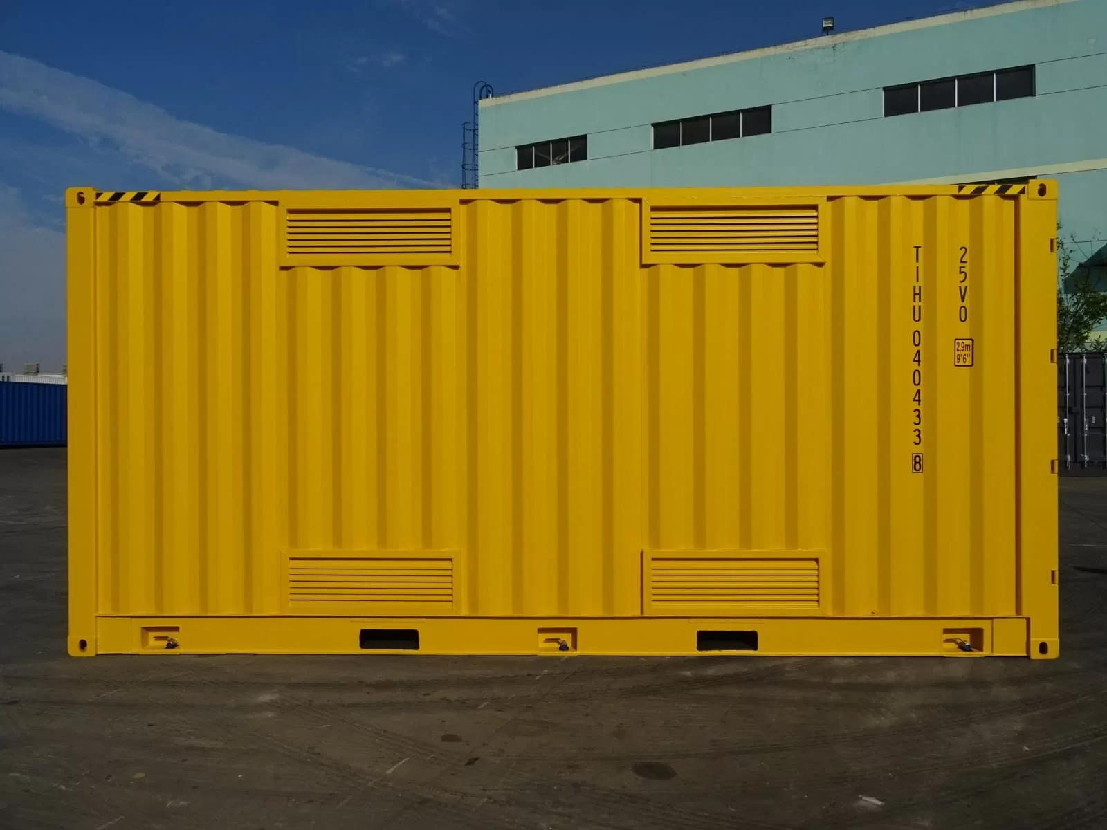 Neuer gelber 20-Fuß-High-Cube-Seecontainer mit seitlicher Öffnung – Bild 2