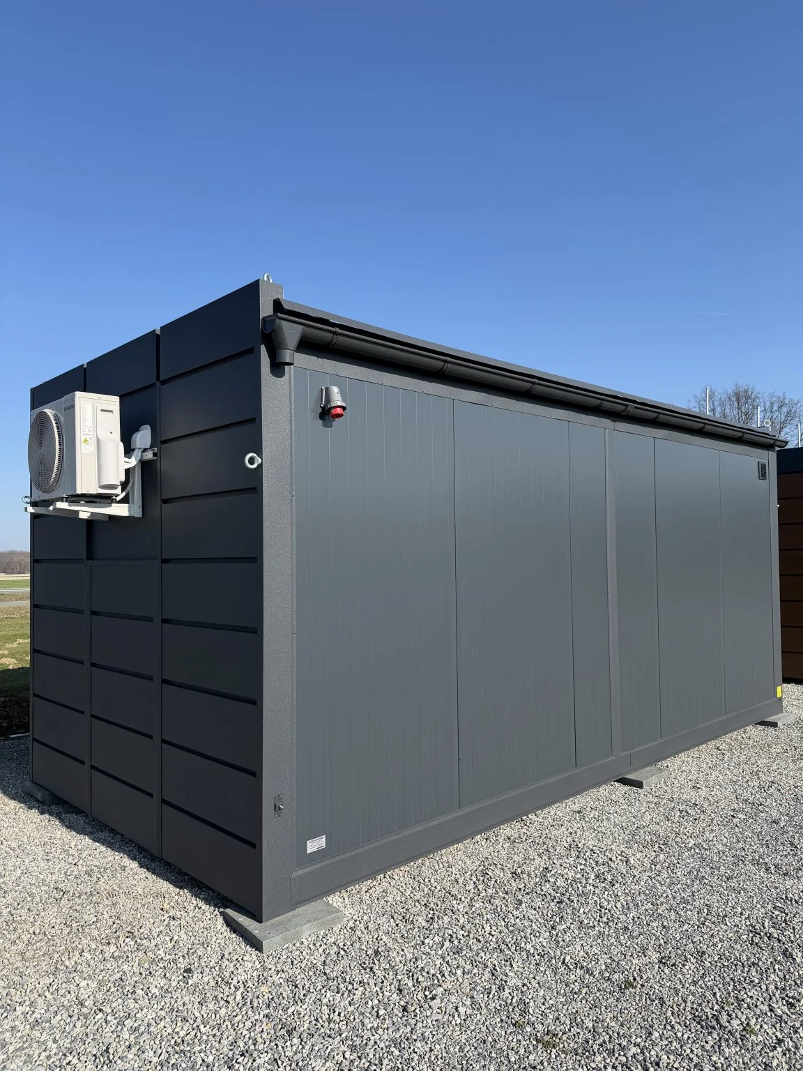 Verkaufspavillon mit bodentiefen Fenstern ca. 18 m² RAL 7016 – Bild 6