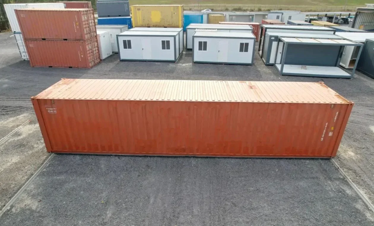 Gebrauchter roter 40-Fuß-High-Cube-Container – Bild 4