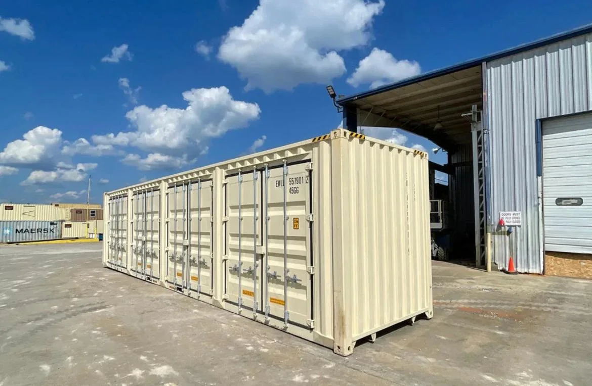 40-Fuß-High-Cube-Container mit doppelseitiger Tür