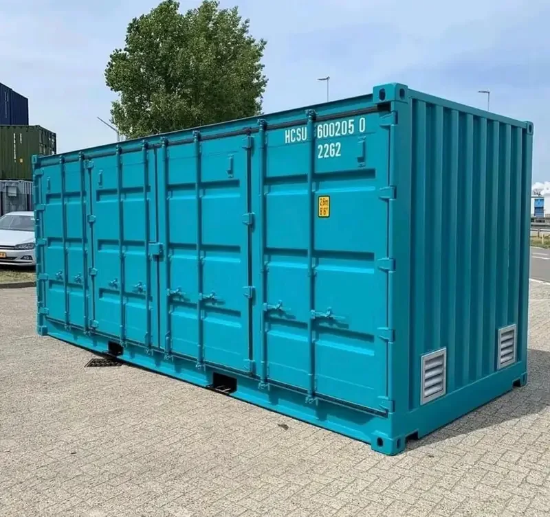 Neuer 20-Fuß-Container mit seitlicher Öffnung, Marineblau – Bild 4